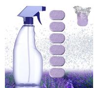 Cleanlix Cleaning Spray, 2024 New Cleanlix Cleaner for Instant Stain Removal, CleanLix The All-In-One Solution For Every Stain, Spray Bottle & Effervescent Tablet Set, Lavender Scent (1PCS+6Pills)