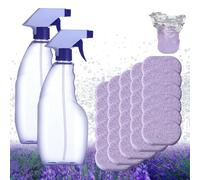 Cleanlix Cleaning Spray, 2024 New Cleanlix Cleaner for Instant Stain Removal, CleanLix The All-In-One Solution For Every Stain, Spray Bottle & Effervescent Tablet Set, Lavender Scent (2PCS+30Pills)
