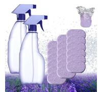 Cleanlix Cleaning Spray, 2024 New Cleanlix Cleaner for Instant Stain Removal, CleanLix The All-In-One Solution For Every Stain, Spray Bottle & Effervescent Tablet Set, Lavender Scent (2PCS+18Pills)