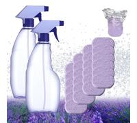 Cleanlix Cleaning Spray, 2024 New Cleanlix Cleaner for Instant Stain Removal, CleanLix The All-In-One Solution For Every Stain, Spray Bottle & Effervescent Tablet Set, Lavender Scent (2PCS+24Pills)
