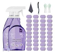 Cleanlix Cleaning Spray, Cleanlix Cleaner, Cleanlix Cleaning Spray With Concentrated Cleaning Tablets, Multi Purpose Cleaning Spray For Every Stain (2 Bottle+36 Cleaning Tablets)