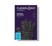Cleanlogic Guantes exfoliantes desintoxicantes con carbón, guantes exfoliantes corporales reutilizables, ayudan a eliminar la piel seca para mantener la piel suave y limpia, ayuda a aumentar la