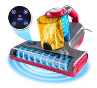 CLEANmaxx Aspirador Anti Ácaros Colchones Aspirador con Luz UV y Calor