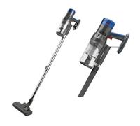 CLEANmaxx Aspirador de Mano y de Suelo sin Cable sin Bolsa | Potente batería Recargable para hasta 35 min. de autonomía | Tubo telescópico Ajustable para un fácil manejo