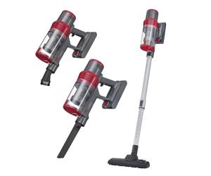 CLEANmaxx Aspiradora ciclónica inalámbrica 2 en 1 | Aspiradora inalámbrica de Mano y Suelo con Potente batería de Iones de Litio de 22,2 V | hasta 38 Minutos de autonomía y Potencia de succión de 12
