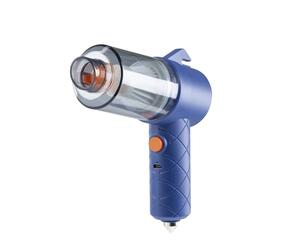 CLEANmaxx Aspiradora de mano inalámbrica en 6 piezas, juego de aspiradora de mano inalámbrica y sin bolsa, 2 en 1 con función de succión y soplador, ideal para el coche, migas y pelo de animales