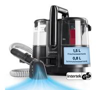 CLEANmaxx Limpiador de tapicería y alfombras Pro | 3 en 1: aspiradora de lavado, alfombras y tapicería | limpiador de manchas para limpieza en húmedo | Aspirador húmedo para tapicería, colchones,