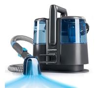 CLEANmaxx Limpiador de tapicería Pro Power, 600 W, color azul, potente aspiradora de lavado con doble depósito y autolimpieza, ideal para tapicería de sofá, coche, alfombra, fuerte eliminación de