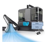 CLEANmaxx Limpiador de tapicería y alfombra compacto | dispositivo de aspiradora 3 en 1 con sistema de doble depósito y Easy-Fill | también se puede utilizar como limpiador de vapor, aspiradora en