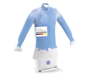 CLEANmaxx Plancha automática con función de vapor | Innovadora máquina de planchado para camisas y blusas | Más suave que la secadora y la plancha, 2 programas, pantalla táctil