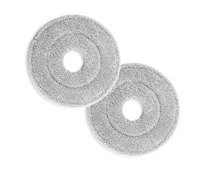 CLEANmaxx Power Spin-Mopp Paños de Microfibra absorbentes en un práctico Juego de 2 Unidades, aptas para Todos los Suelos y Lavables a máquina a 40 °C, Pieza de Repuesto [23 cm de diámetro]