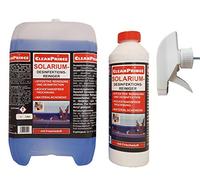 CleanPrince 2,5 Frasco De Litro 2500 ml Limpiador de solarium Desinfección de solarium Limpiadores desinfectantes para Solarien con Aroma fresco. Especialmente diseñado para limpieza desinfectante de