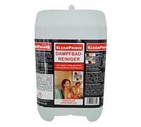 Cleanprince 30 Litro Dampfbadreiniger 30.000ml Dampfbad Producto de Limpieza 30L Hamam Notas Líquidos Puros sin Ácido Desinfección sin Alcohol Inodoro