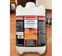Cleanprince 5 Litros Cotto Pflegemilch Terracota Teracotta Piedra Natural Terrakottaplatten Terrakottafliesen Tono Baldosas Acabado Wax a Básico Wachse Limpiador Producto de Limpieza Brillo Pulimiento