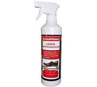 Cleanprince Impregnación de Cuero 500ML Spray Impermeabilizante Protección contra la Humedad Imprimación Resistente a las Manchas UV Estable Impermeable 0,5 Litros