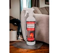 Cleanprince Limpia Cristal Chimenea 500ML Estufa Detergente Horno Hollín Limpiador Vidrio de Glas Limpieza 0,5 Litros Limpiacristales para Estrés por Calor