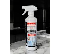 Cleanprince Limpiador de Baño Sani-Top 500ML Espuma Jabón Cal Mármol Azulejos Piedra Natural Baldosas Cuarto Dad Invitados Hotel Gastronomía Ducha Lavabo Bañera Fliesenwände Fliesenböden Depósitos