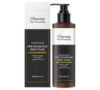 Cleansing and Nourishing Fine Fragrance Body Wash, Oud Wood and Sándalo con vitamina E y pantenol, gel de ducha para hombres, 100 ml (100 ml)