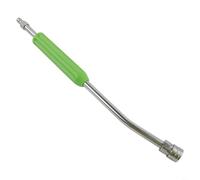 Cleansing Made Easy Varita de extensión de acero inoxidable de 15 pulgadas diseñada para alcanzar puntos difíciles sin esfuerzo (barra curva)