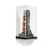 Clear Acrylic Icon Display Box Icons Series 10341 Artemis Rocket Space Launch System - High-Definition Transparente Acrylic Display Case (Model Not Included) (Black)