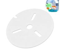 Clear Aquarium Lid - Acrylic Round Protector with Feeding Hole, 5.9x5.9inches Anti Jump Fish Tank Cover, Transparent Aquarium Top Cover, Durable Fish Tank Safety Lid for Indoor Home Office Living Room