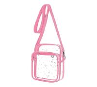 Clear Bag Stadium Events - Transparent Purse for Concert Games | Adjustable Strap with Compact Storage Design, See Through Carrying Case for Festivals Sports Travel, 8.46x3.15x7.08 in