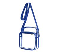 Clear Bag Stadium Events - Transparent Purse for Concert Games | Adjustable Strap with Compact Storage Design, See Through Carrying Case for Festivals Sports Travel, 8.46x3.15x7.08 in