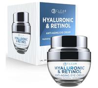 Clear Beauty Corean Hyaluronic Acid & Retinol Eye Cream - Para crculos oscuros Hinchoss & Bols - Hidratante y antienvejecimiento debajo de la crema
