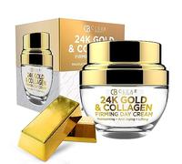 Clear Beauty (Formerly Clair 24K Gold and Collagen Daily Face Moisturizer - Reduce los puntos de edad, líneas finas y arrugas, lifting y crema de día reafirmante - Cruelty Free Korean Skincare for All