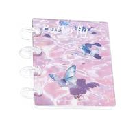 Clear Binder - Photocard Collecting Book With 20 Pages, Transparent Photo Organizer, 6-Ring Refillable Journal, Receipt & Ticket Storage Folder, DIY Aesthetic Scrapbook, Portable Task File | For Stude