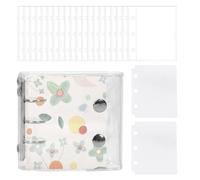 Clear Binder PVC+PET+PP, Sticker Collecting Book Sealing Notebook for Journal Cards, Receipts, Tickets, Small Accessories, Students, Teachers, Office Staff