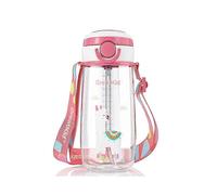 Clear Bottle, Soft Straw Promotes Healthy Hydration Habits In Children, Convenient Handle for Easy Grip, Innovative Tritan Material Offers Superior
