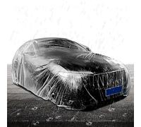 Clear Car Cover - Cubierta Protectora para Coche, película Impermeable, Cubierta para vehículos al Aire Libre para Transparentes a Prueba de Golpes, protección Completa contra el Viento y el