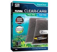 Clear Carbón para Filtro Mochila para Acuario Fluval AquaClear AC70/AC110, 1 pc