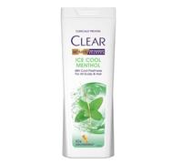 CLEAR Champú anticaspa, 360 ml, con mentol refrescante y niacinamida para mujeres de 360 ml, tratamiento para el cuero cabelludo con mentol y niacinamida para hasta 48 horas de frescura, control de