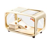 Clear Computer Marinepark - Ecosistema de mantenimiento de identidad con tapa para peces de combate y animales marinos, plan compacto, motor de búsqueda de bajo mantenimiento, cisterna de ecosistema