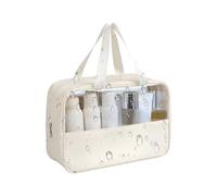 Clear Cosmetic Bag, Transparent Toiletry Pouch, 11.61x4.53x8.66 Inches