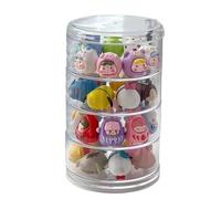 Clear Display Case - PVC 4.33in Multi Layer Organizer, Transparent Storage Box, Figurine Jewelry Showcase | Decorative Display Case for Living Room Bedroom Study Table Organization Collectibles