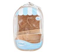 Clear Display Keyring Storage Case For Collectible Dolls Portable Baby Wallet Styles Organized with Practical Waterproof Practical Student Essential Keyring Bag, Caja de leche