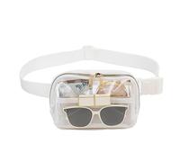 Clear Fanny Pack Women - de deporte portátil transparente, ligera y ajustable, de correr transparente duradera, para hombres que corren mujeres, viajes, , ver descripción, Ver