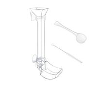 Clear Fish Feeding Tube - Kit de alimentación para acuario, plato de con
