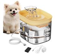 Clear Flow Cat Fountain, Automatic Pet Water Dispenser, 1.8L Capacity with Quiet Pump, Durable Drink System, Fresh Water Fountain with Modern Style, Hydration Supply for Home and Shelter