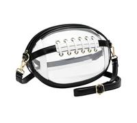 Clear Football Crossbody Bag with Adjustable Strap, Game Day Favorite Purse | Travel Purses Stadium Events Sling Bags for Women Mens, Fanny Packs Handbag for Concerts Tailgate Fans