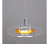 Clear Glass Chandelier White Minimalist Art Deco Chandelier,Pendant Ceiling Light