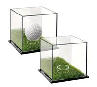 Clear Golf Ball Case, Acrylic Golf Ball Stand, Single Golf Ball Display, Dust Protection Golf Case, Square Display Box, Golf Ball Display Case, Baseball Golf Ball Holder, Transparent Golf Ball Case,
