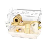 Clear Hamster Cage, Transparent Small Pet Habitat, Breathable Gerbil Enclosure, Spacious House For Hamsters, Mice, Gerbils, Pet Owners, Families, Animal Lovers, Clear