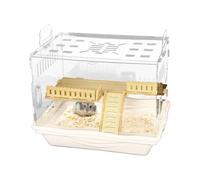 Clear Hamster Hábitat - Ofrece Vistas Panorámicas, Acrílico Pequeño Carcasa Para Mascotas Con Ventilación | Cómodo Espacio De Vida Para Gerbos, Gerbils Alojamiento Para Uso Hogar Y Amantes De Los