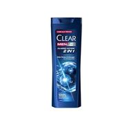 Clear Men Classic Action 2 en 1 Champú y acondicionador anticaspa para hombre, 360 ml - Cuidado diario con fórmula de protección y acondicionador antimanchas para todos los tipos de cabello Paquete de