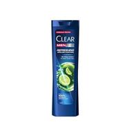 CLEAR Men Refreshing Champú anticaspa 225 ml - Deep Oil & Grease Control Hair Cleanser with Mentol & Citrus Extract, 48 h Fresh Scalp Treatment for Men Pack of 3