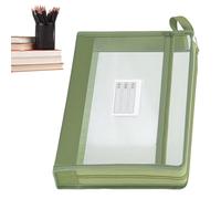 Clear Mesh Bag - Cute Travel Pouch, Office Storage with A4 Size Capacity, Secure Closure, Utility Keeper, File Protector for Boys Girls Family Managing Paperwork And Study Materials Efficiently